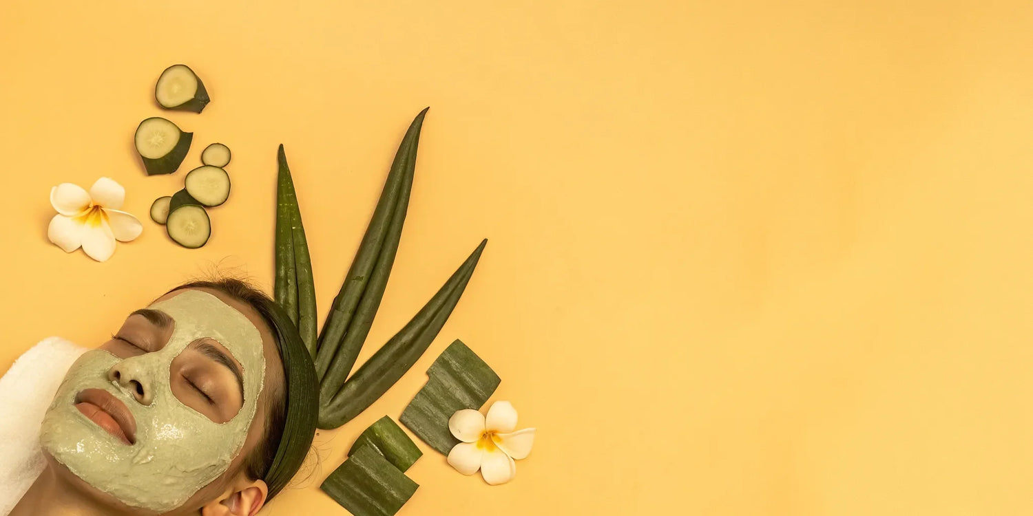 Facial mask for uneven skin tone.