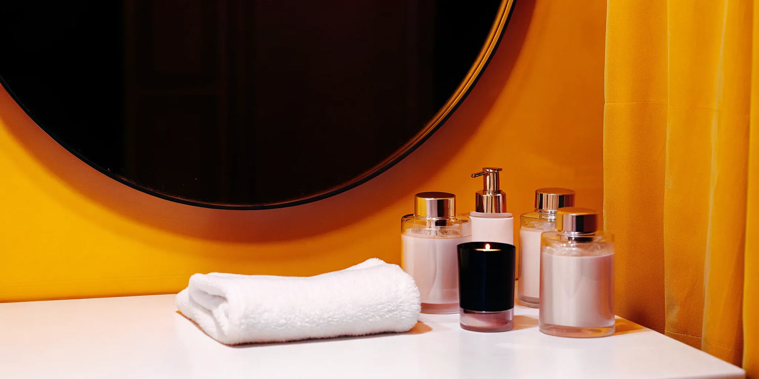 A modern display of skincare products for the new facial treatments of 2025.