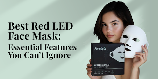 best red led face mask